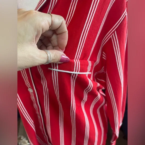 Michael Stars Revolve Classic Pajama Top Medium, NWT - Picture 4 of 9